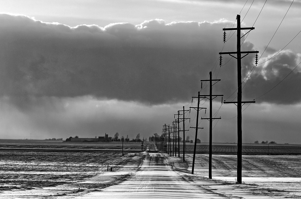 Snow in Sidney HDR B&W Raymond Cunningham Flickr