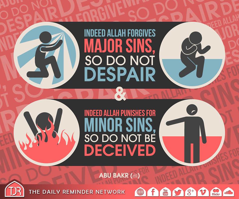 Major and minor sins Islamic knowledge Flickr