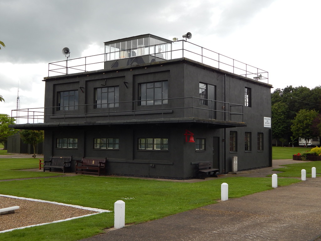 RAF East Kirkby Airfield Control Tower Big Viking Flickr