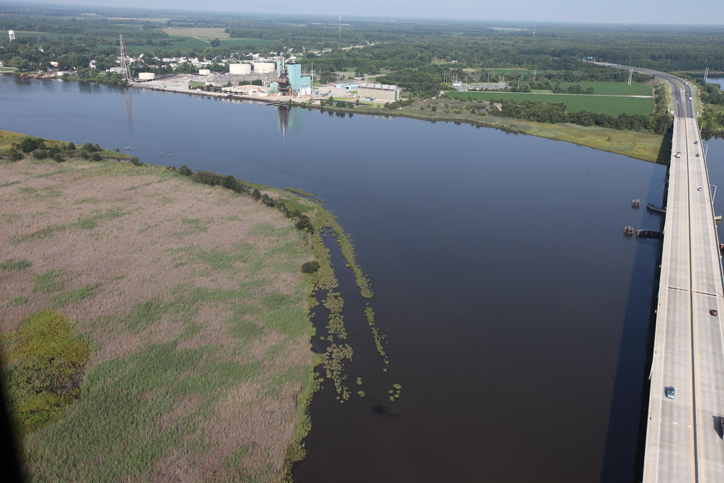 Day 4 Nanticoke River in Maryland Hurricane Sandy Aerial Tour a