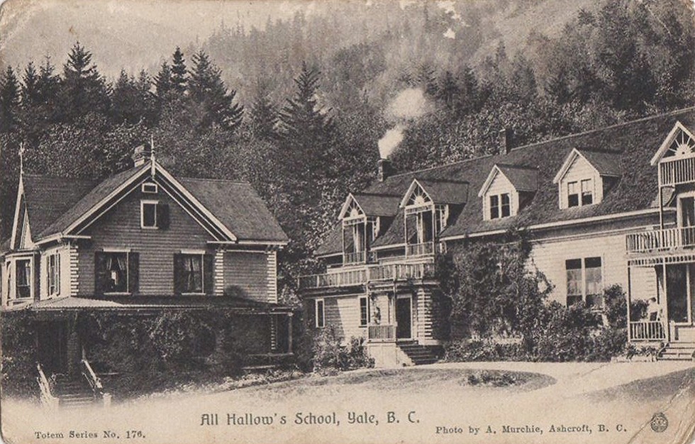 Postcard All Hallow's School, Yale, BC, c.1906 "All Hallo… Flickr