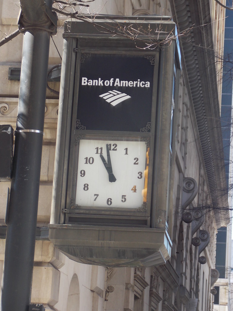 Street Clock on old Citizens and Southern BankAtlanta, Ga.NRHP