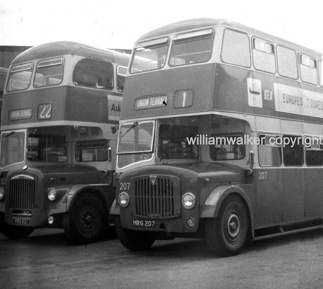 Aberdeen 207 (HRG 207) & 321 (VRS 321), 1955 AEC Regent V … Flickr