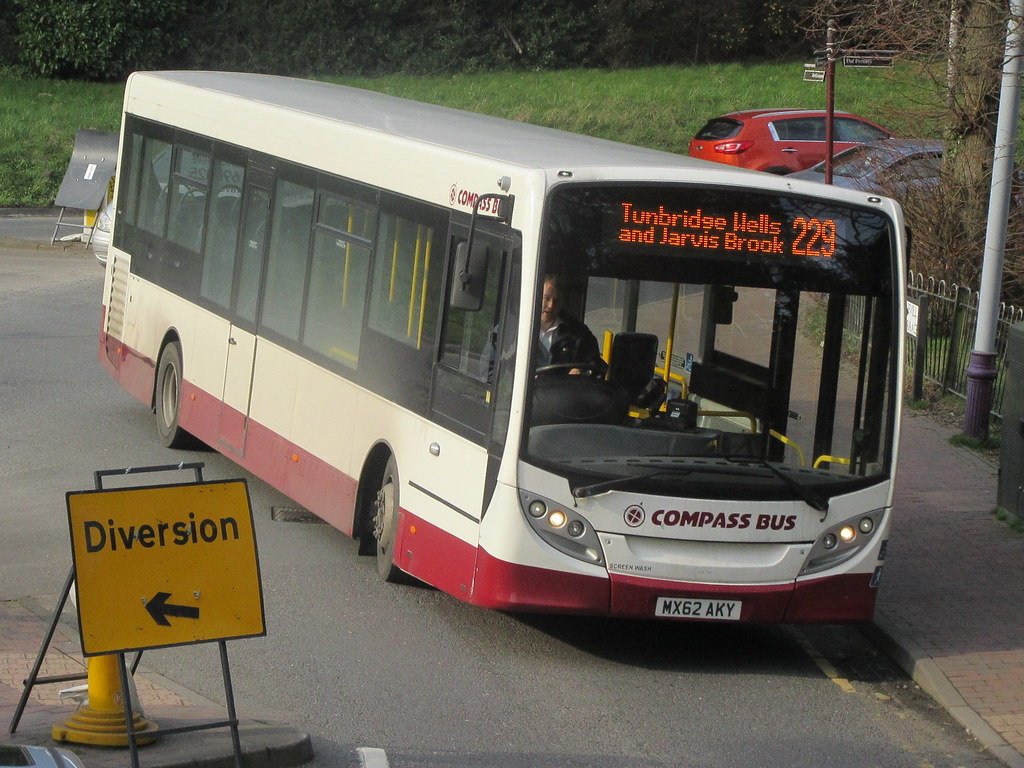 Compass Bus MX62AKY Seen in Tunbridge Wells on route 229 A… Flickr