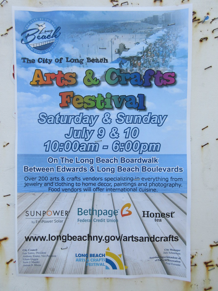 The City of Long Beach Arts & Crafts Festival poster on LB… Flickr