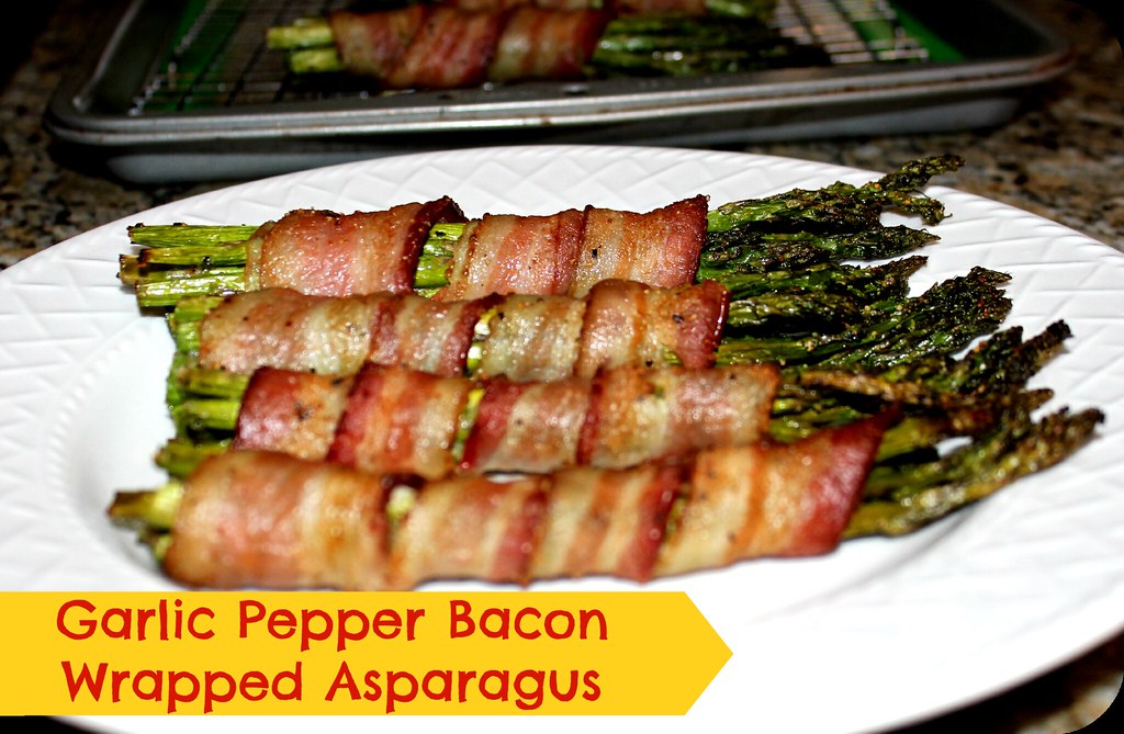 garlic bacon wrapped asparagus Flickr