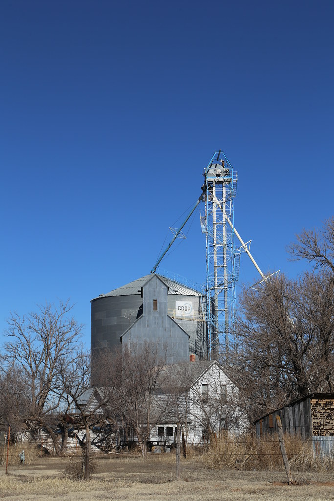 Fort Supply Oklahoma, Grain Elevator, Woodward County OK Flickr