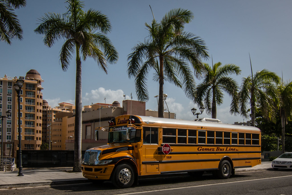 School Bus Old San Juan [Puerto Rico] Thierry CHARDES Flickr