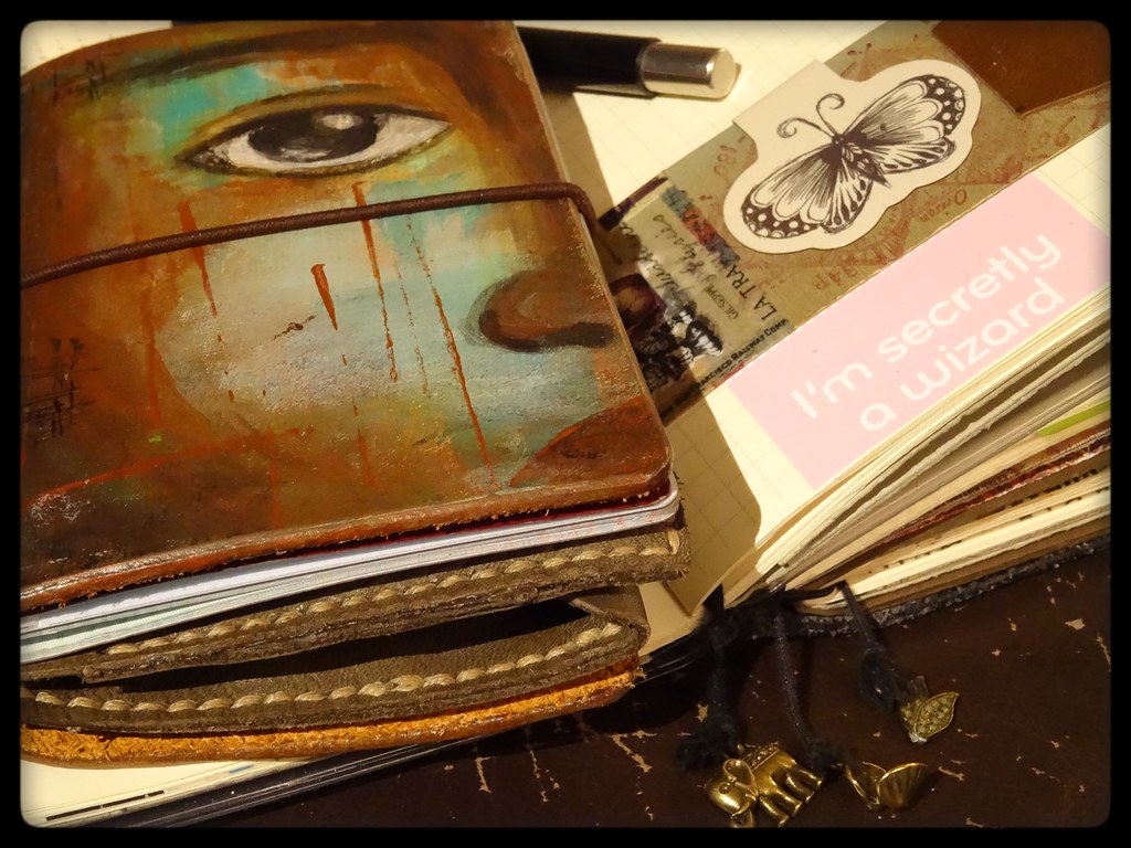 Traveler's Notebook, Passport with wallet insert Traveler'… Flickr