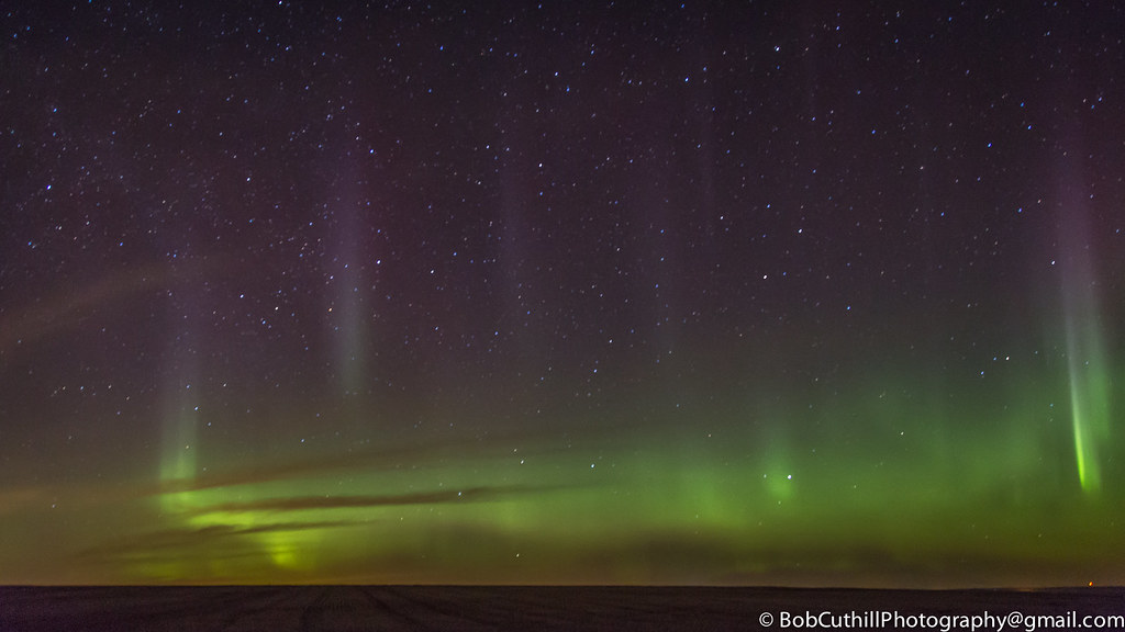 The northern lights last night. The northern lights were p… Flickr