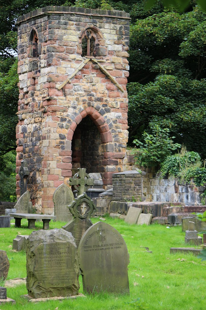 Windleshaw Abbey, St Helens The Chantry, a ruin dating