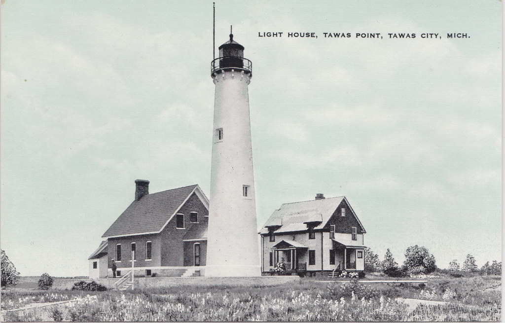 NE Tawas MI c.1920s Great Lakes USLSS and USCG Tawas Point… Flickr