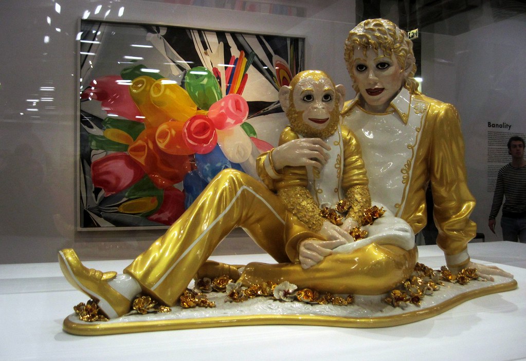 Michael Jackson and Bubbles Jeff Koons exhibition in Par… Flickr
