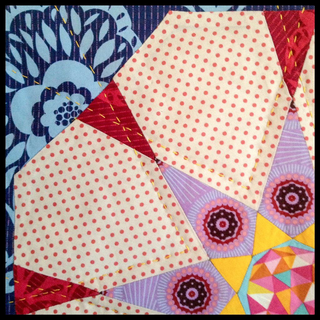 Closeup of Quilting / Nahaufnahme Muster/ EPP Pattern by … Flickr
