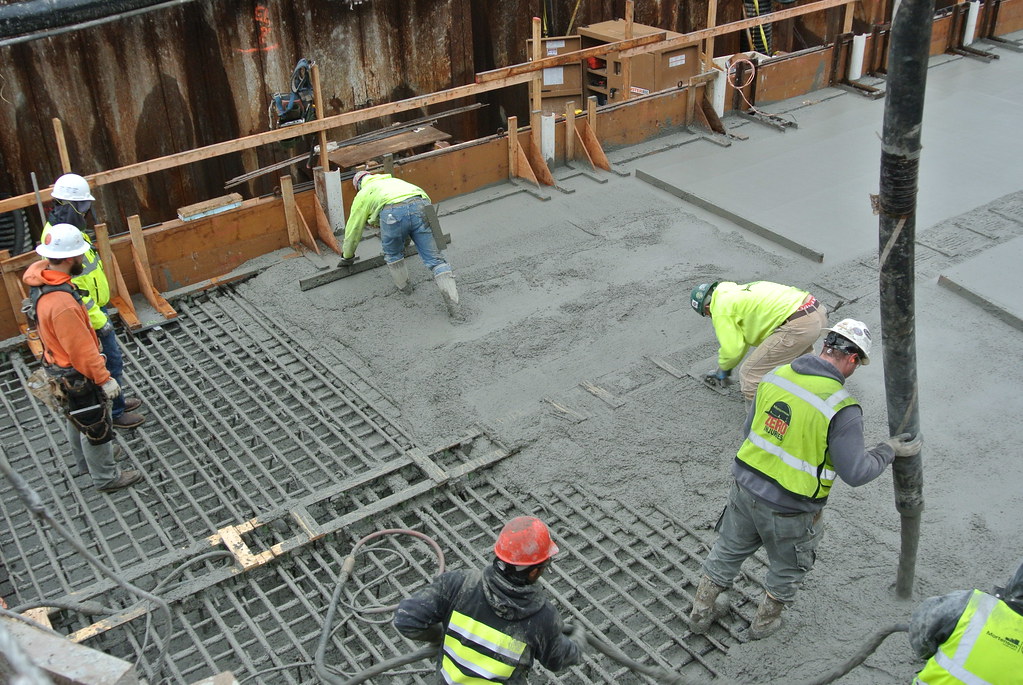 Concrete Slab poured near Waterfront Park The concrete sla… Flickr