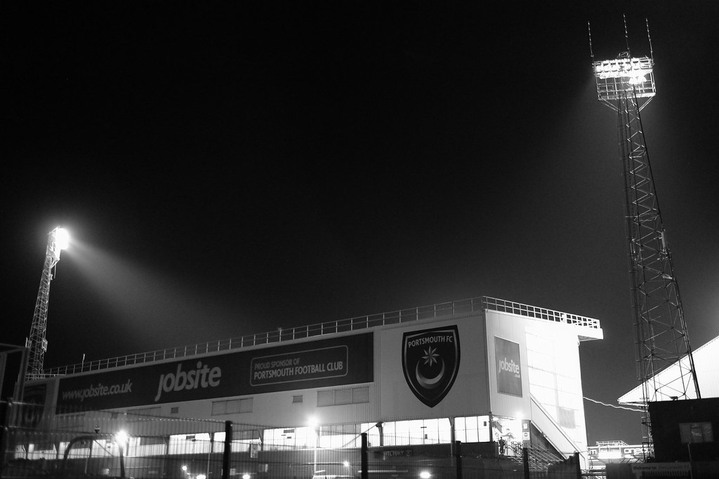 Fratton Park at night Pete Blackman Flickr