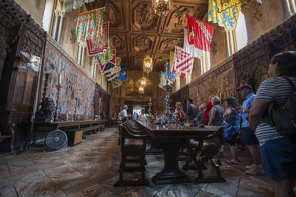 Refectory Harry Potter’s dining hall at Hogwarts Academy w… Flickr