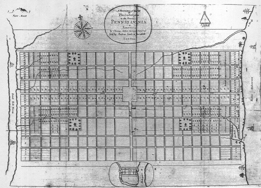 DOC95/11687 William Penn's plan for Philadelphia, 1682 Flickr