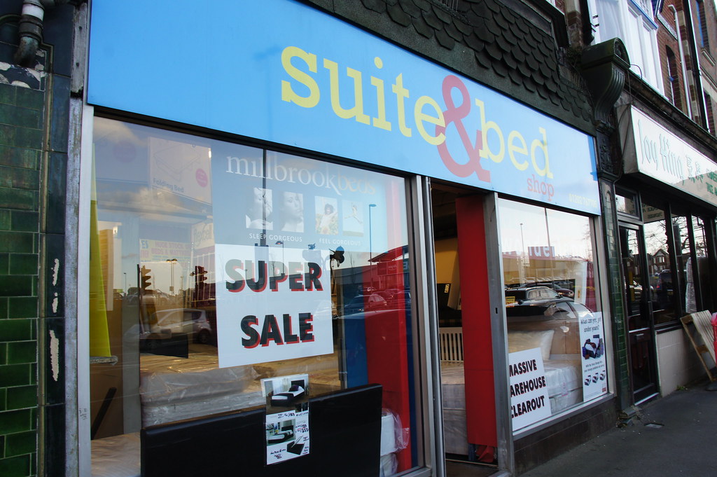 Suite & Bed Shop, 461 Poole Road (A35), Branksome Parade, Branksome