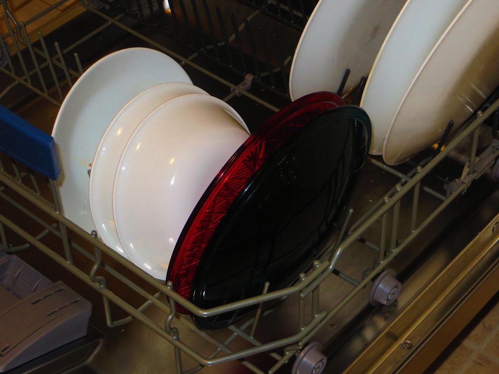 Siemens signal lenses in the dishwasher! They're made of g… Flickr