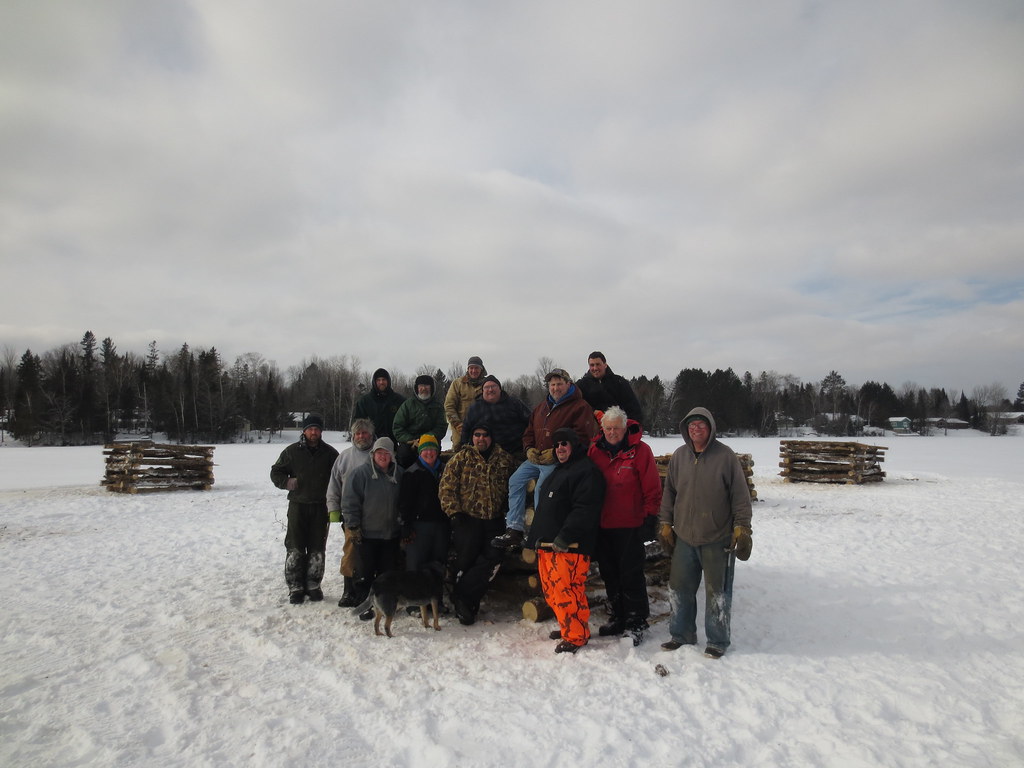Hagerman Lake Fish Cribs 2/21/15 Flickr