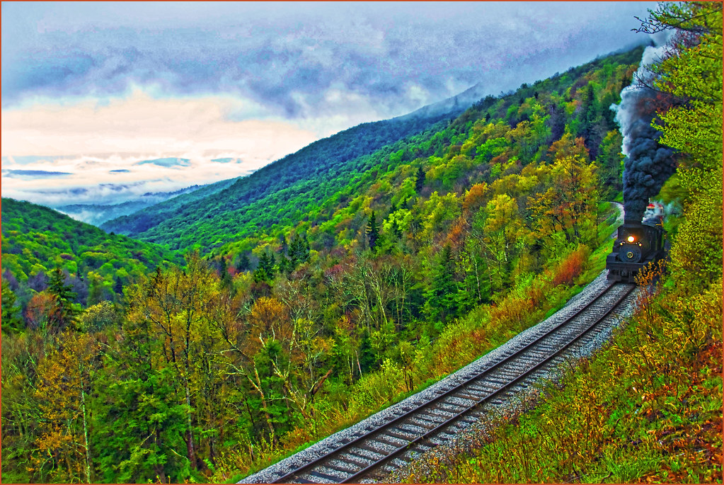 View from the Cass Scenic Railroad (WV) May 2013 Image usi… Flickr