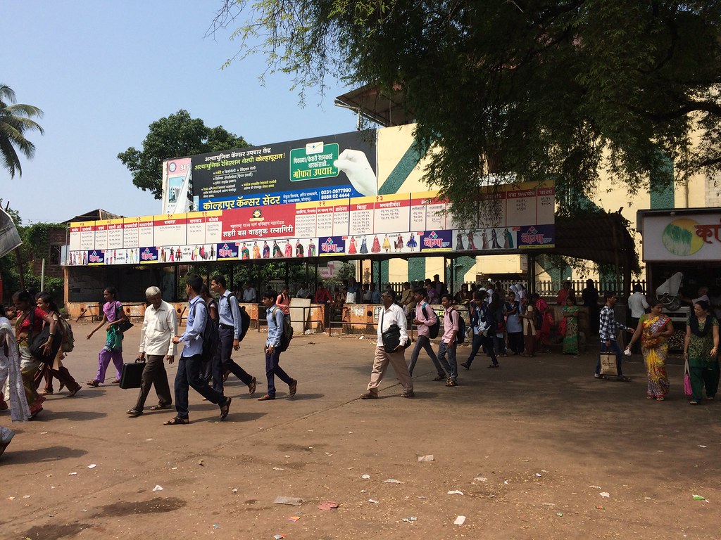 Ratnagiri ST Bus Stand (Depot) Outside Platform MSRTC Flickr