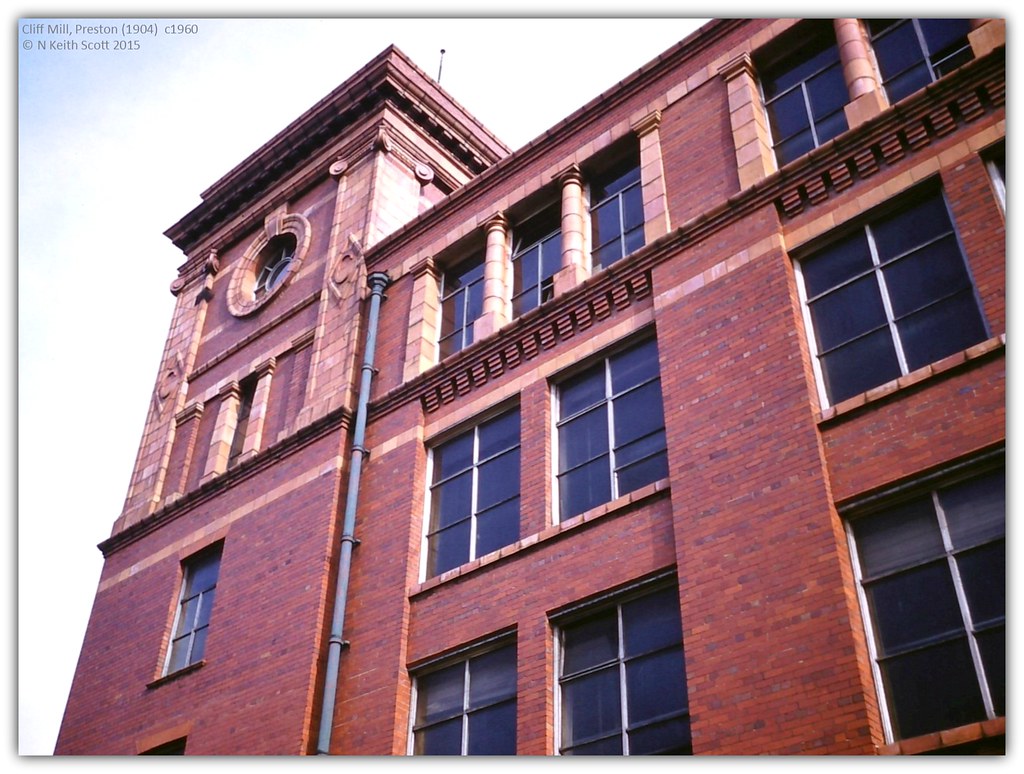 Cliff Mill, Dundonald Street, Preston c.1960 Photographed … Flickr