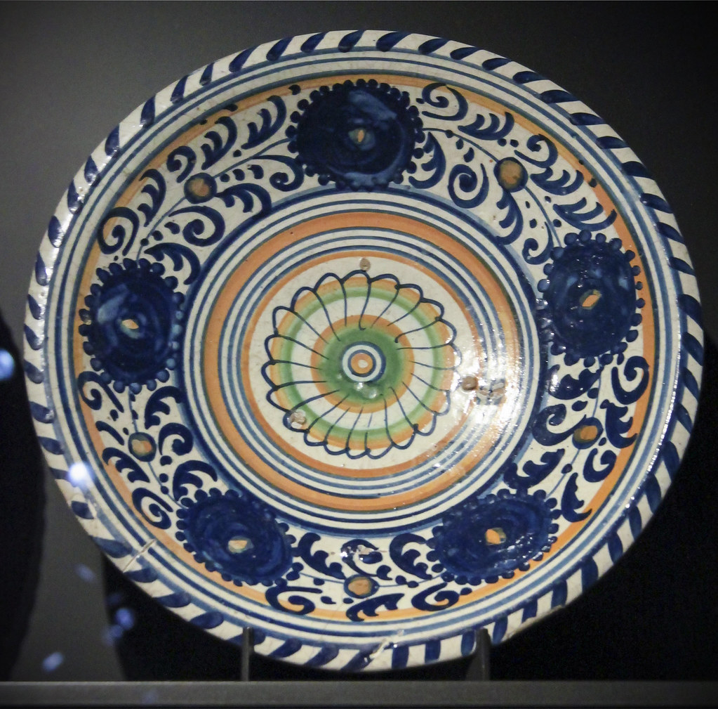 Ceramic plate/ charger Kotomi_ Flickr