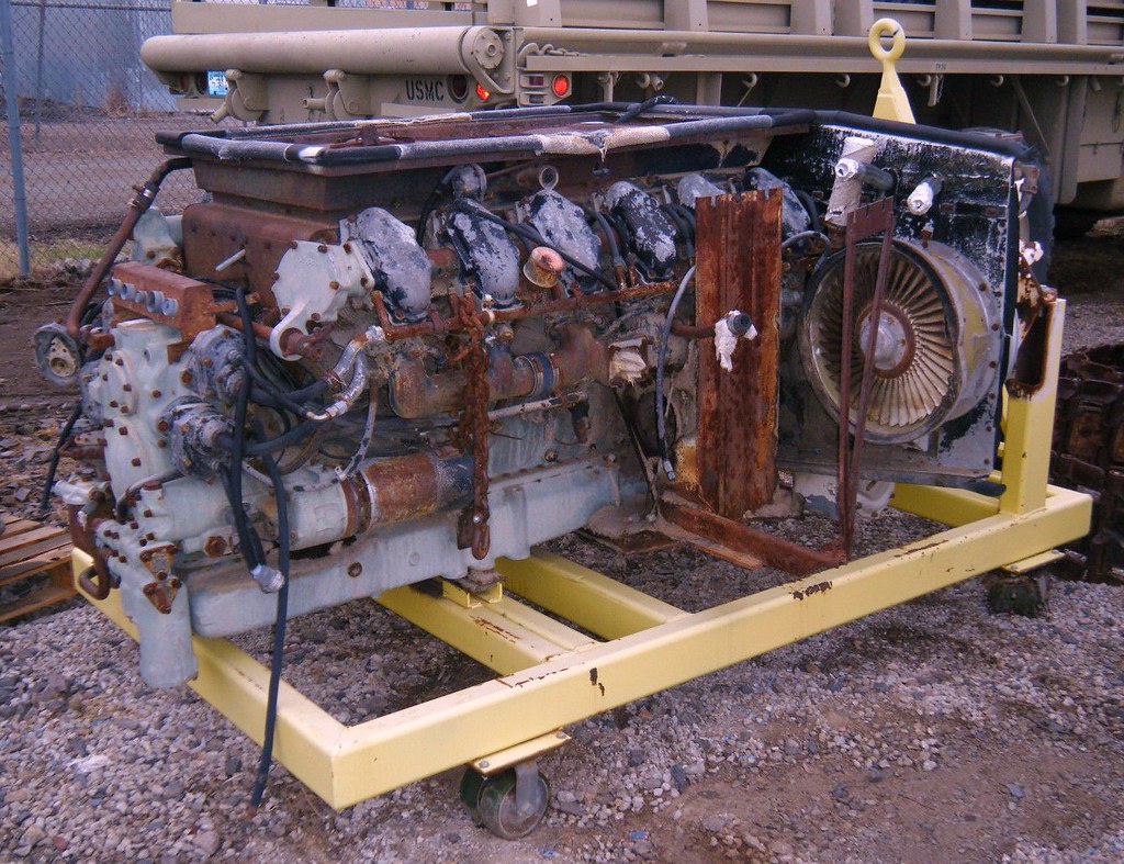 M47 Tank engine For sale on Ebay. Used powerpack from an M… Flickr