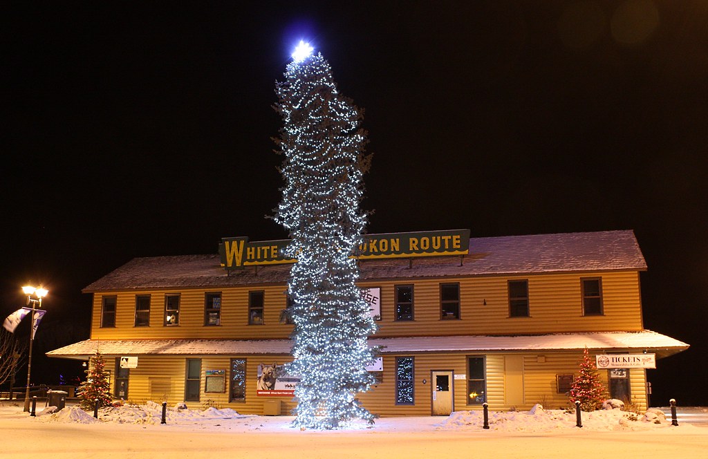 Whitehorse's town Christmas Tree 2014 Beard&Glasses Flickr