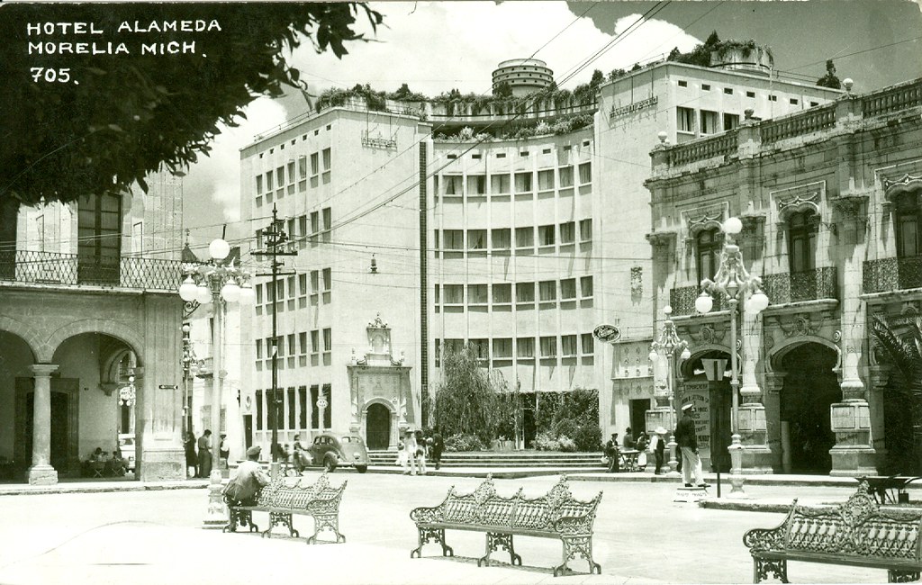 Tarjeta Postal "Hotel Alameda Morelia, Michoacán." México… Flickr