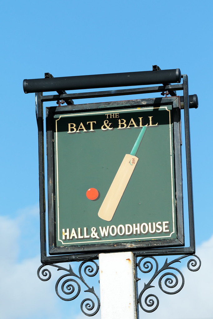 Th Bat & Ball pub sign Wisborough Green West Sussex UK Flickr