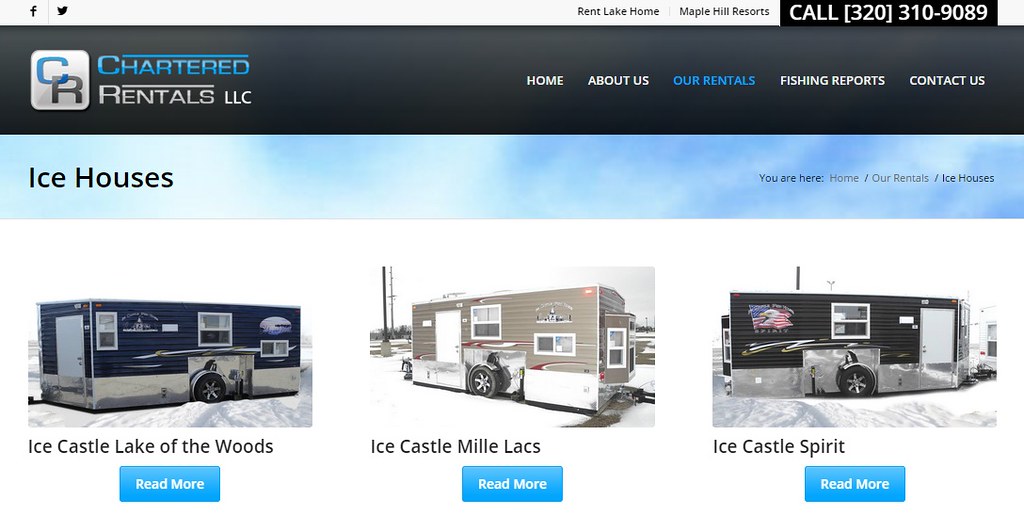 Ice Fishing House Rentals Annandale, MN http//chartered… Flickr