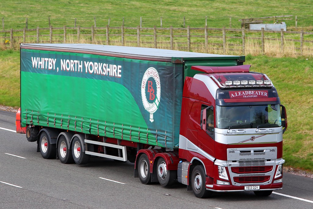 Volvo FH4 YE13 GGY A Leadbeater Transport A74M near Lock… Flickr