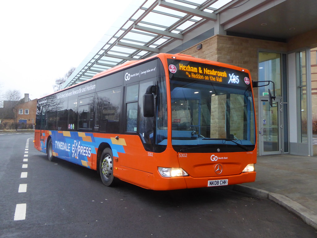 DX195 GO North East 5302 (NK08 CH) Hexham, Bus Station… Flickr