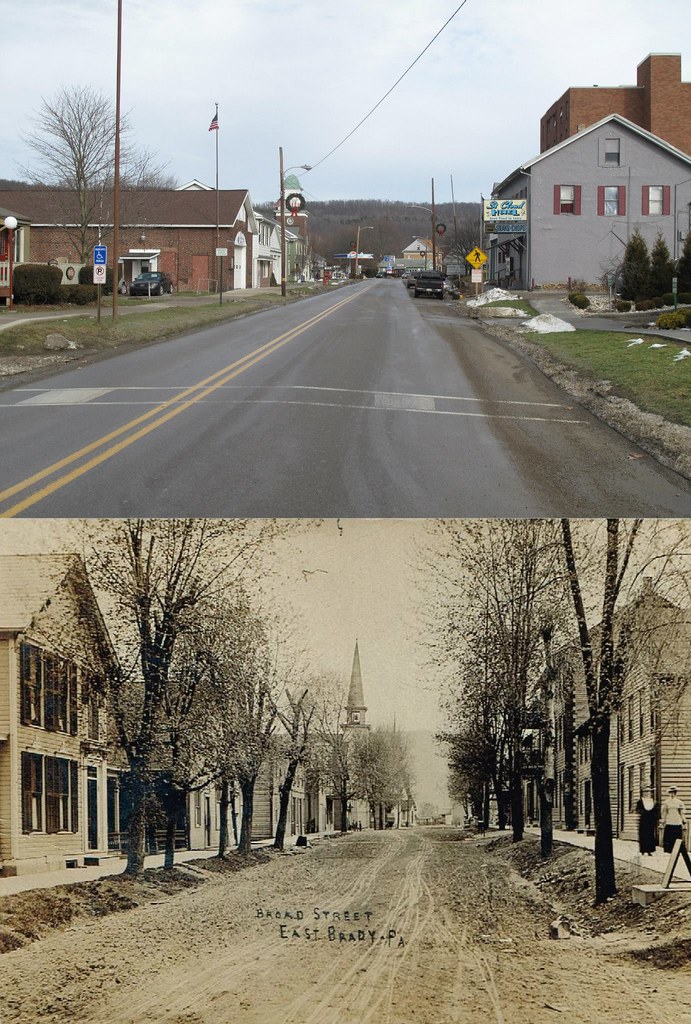 Now and Then East Brady, PA Jim Hoover Flickr