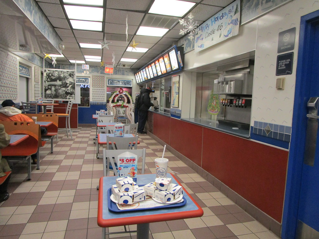 Interior of White Castle on Hillside Avenue, Jamaica, Quee… Flickr