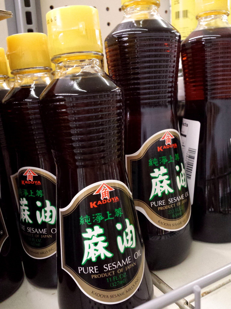 Kadoya Pure Sesame Oil My absolute favorite toasted sesame… Flickr