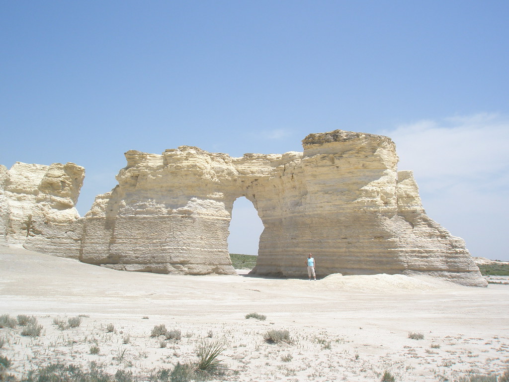 Monument Rocks, aka The Chalk Pyramids Gove County, Kansas… J. Stephen Conn Flickr