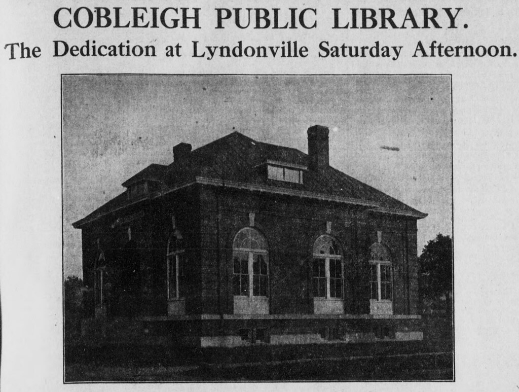 "Cobleigh Public Library," 1907 Lyndonville, Vermont St. J… Flickr