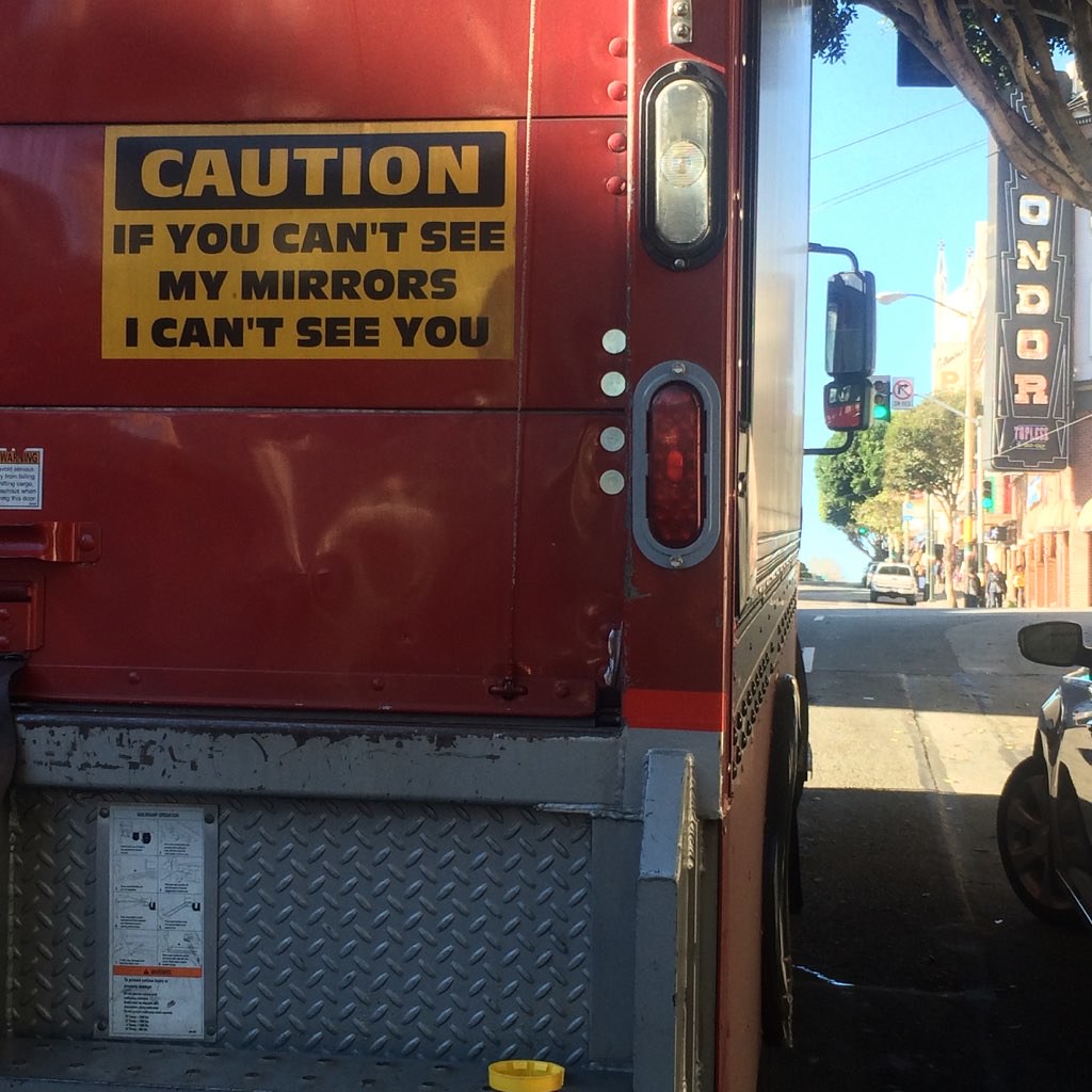 Caution If You Can't See My Mirrors I Can't See You sign Flickr