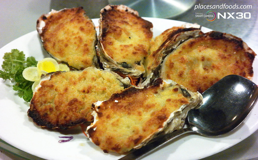 south sea seafood baked oyster with cheese SAMSUNG CSC Wilson