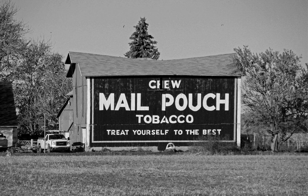Mail Pouch Tobacco in BW ©PhotographyByMichiale. All image… Flickr