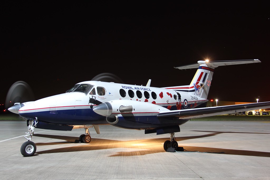 Hawker Beechcraft B200 King Air Royal AIr Force Matt Sudol Flickr