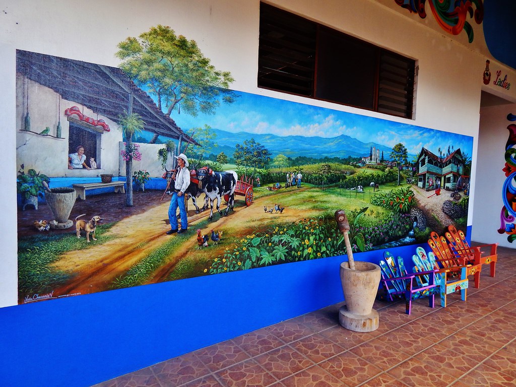 painted mural of life in Cost Rica painted mural of life i… Flickr