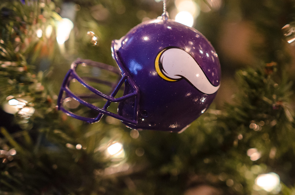 Minnesota Viking Christmas Ornaments Minnesota Vikings helmet Christmas ornament m01229 Flickr