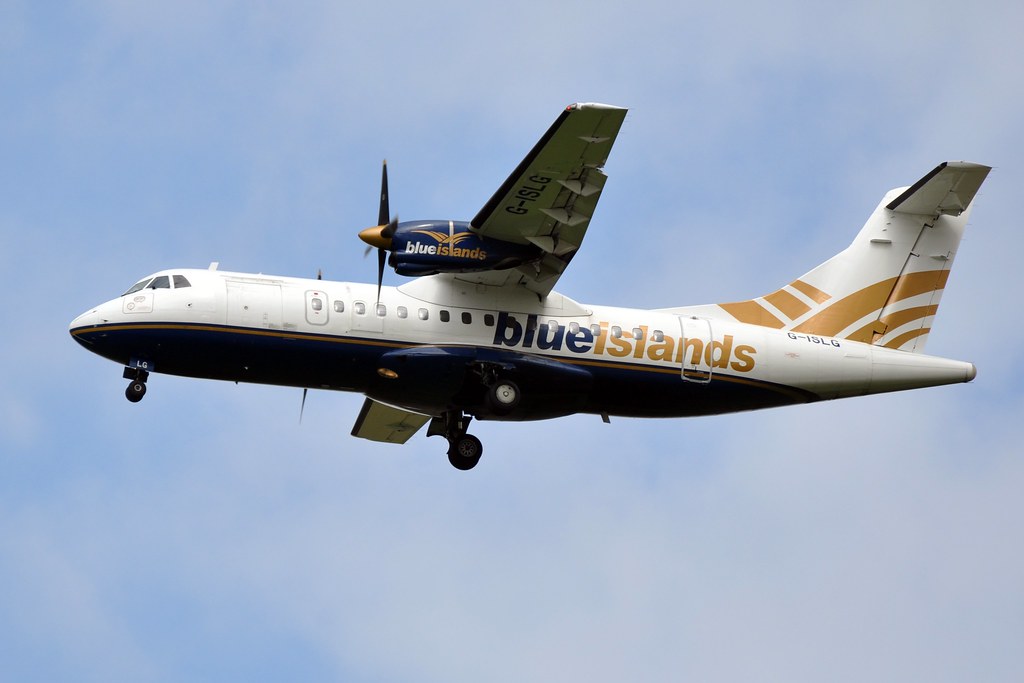 GISLG MSN 019 ATR 42300 BLUE ISLAND CDG EX AIR QUEENSLAN… Flickr