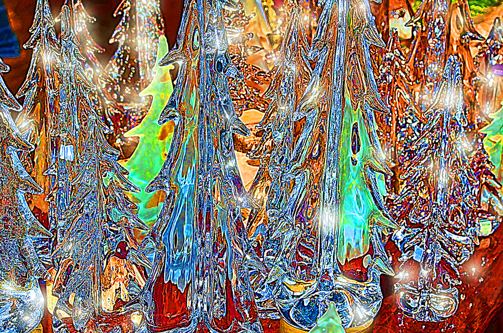 Vermont handblown glass xmas trees jazzmodomestic Flickr