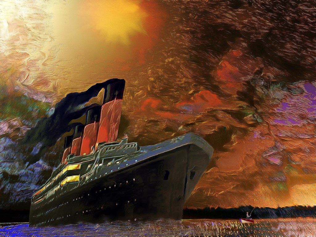 Marilyn and the Titanic Yes, that's Marilyn Monroe fishing… Flickr